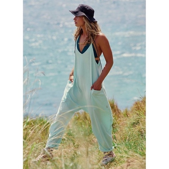 FP Movement by Free People Pants - NWT Free People Movement Hot Shot Onesie In Pistachio-Mint Green Large